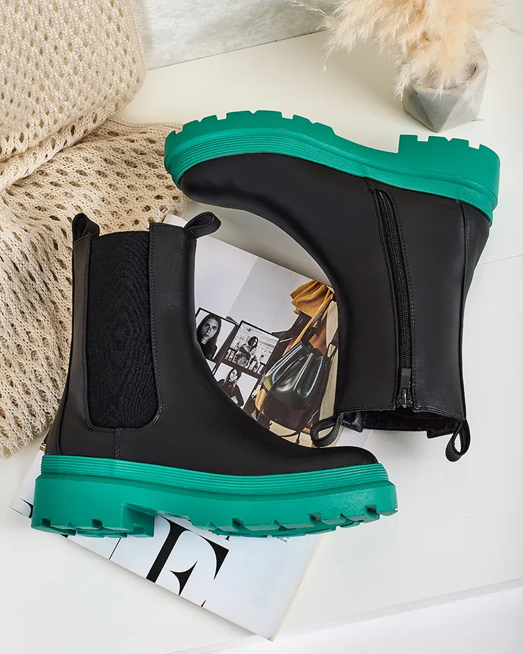 Дамски ботуши от естествена кожа Royalfashion Eko Дамските ботуши Ereste