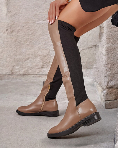 Royalfashion Дамски ботуши до коляното Desela
