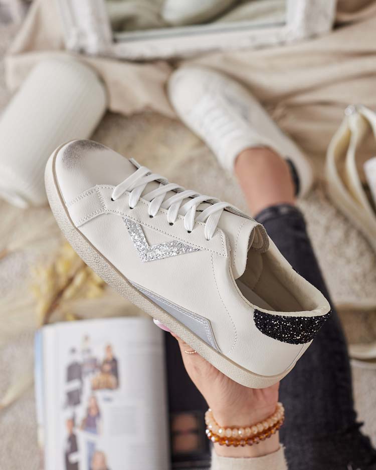 Royalfashion Дамски спортни маратонки с украшения Ginn