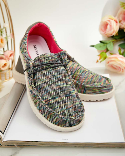 Royalfashion Дамски полуобувки с дантела