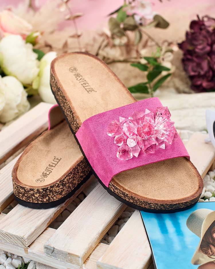 Royalfashion Дамски джапанки Villo с кристали