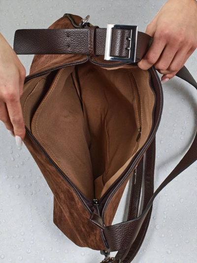 Дамска чанта shopper еко велур Donenn