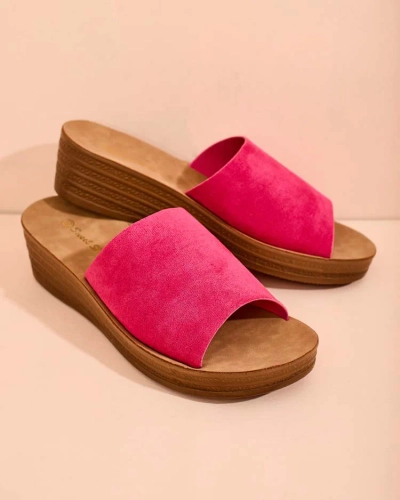 Royalfashion Дамски джапанки Saffil на нисък ток