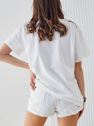 Royalfashion Жена Тениска от памук с печат