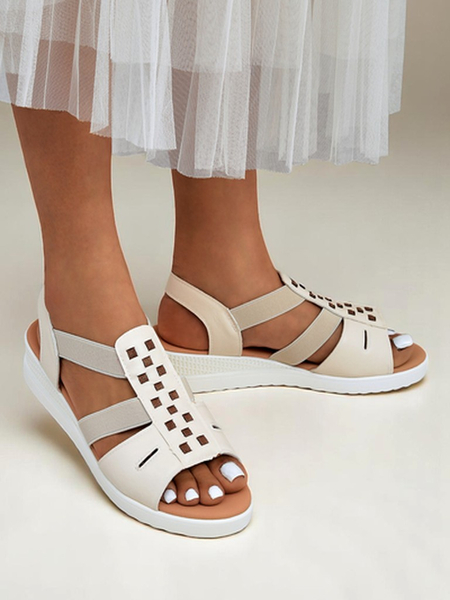 Royalfashion дамски сандали на нисък клин Sora