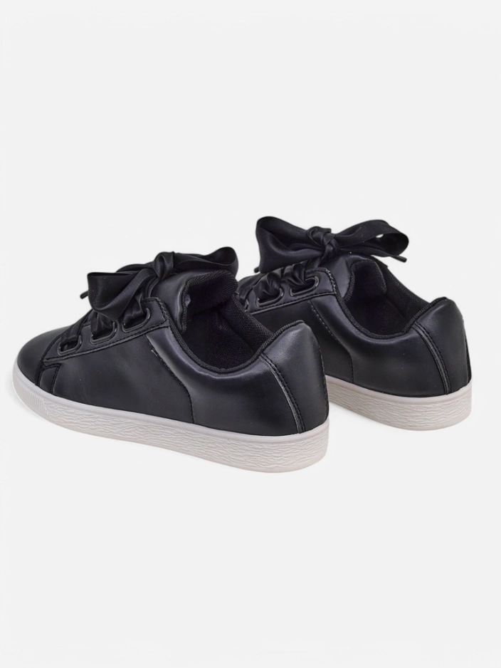 Кецове от еко-кожа на Royalfashion за жени с декоративни връзки Etti