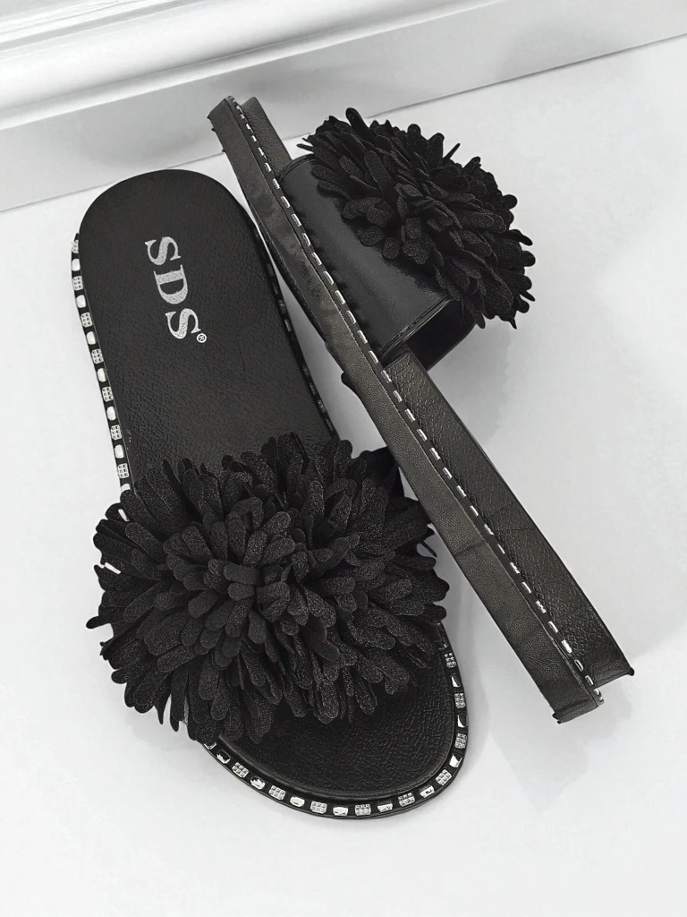 Royalfashion Дамски чехли на плоска подметка Flora Blide