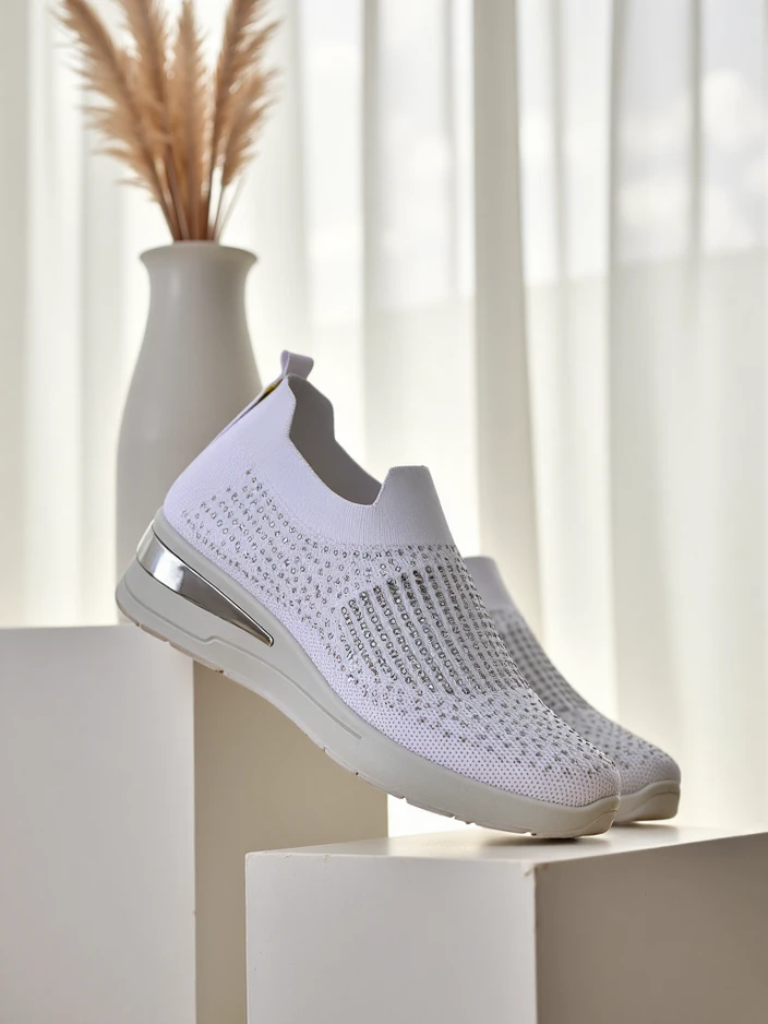 Royalfashion обувки на платформа за жени с камъни Qelavise