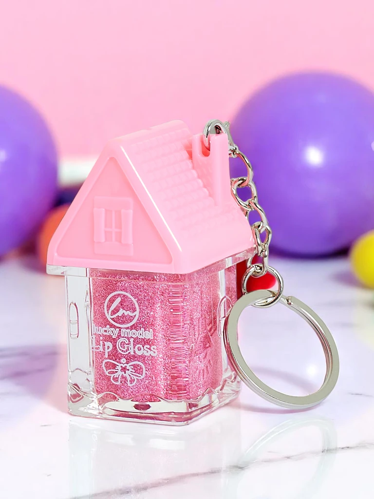 Блестящ гланц за устни в розово-розов цвят