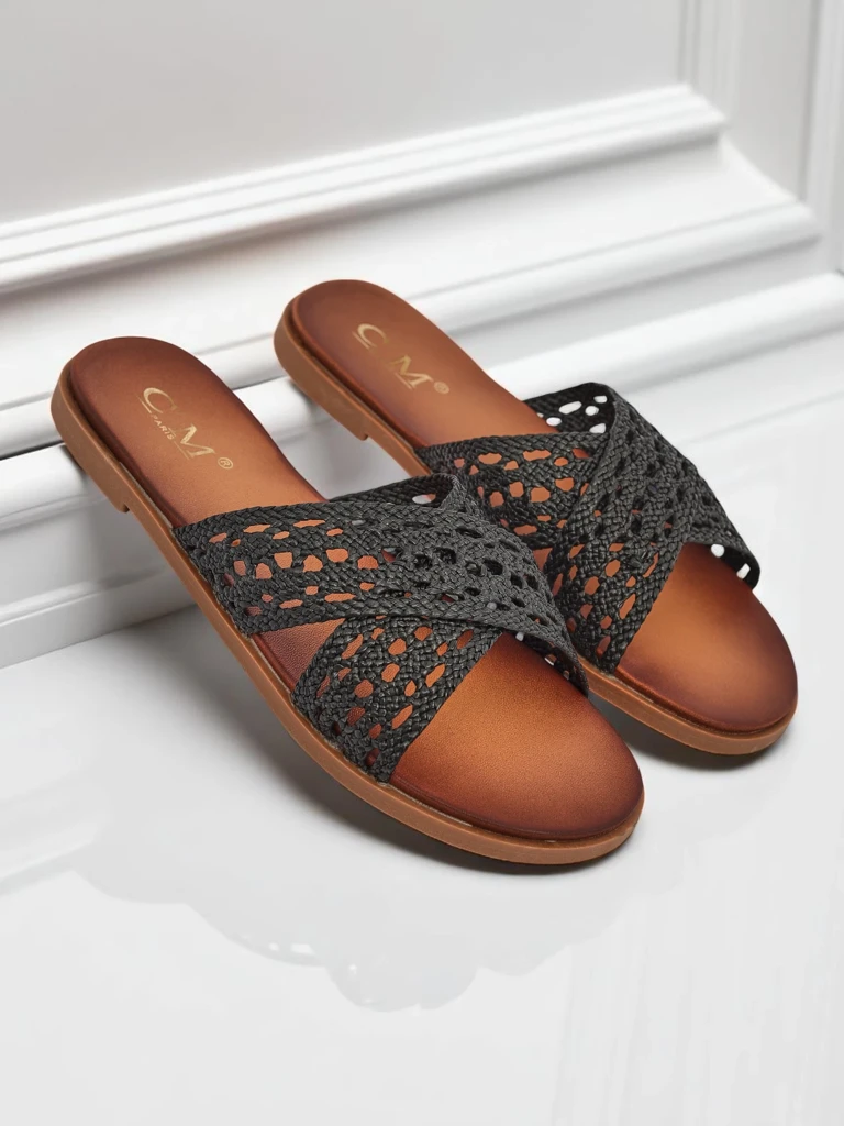 Royalfashion Дамски чехли с равна подметка Ella Brooke