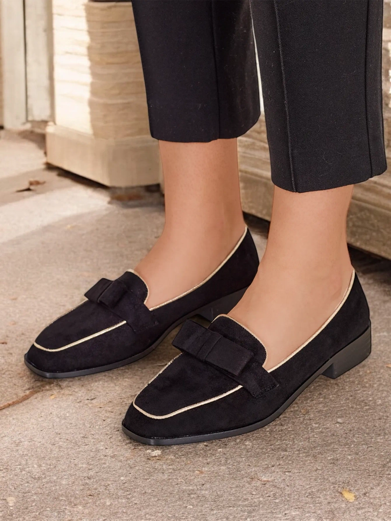 Дамски мокасини на Royalfashion с панделка Refenni