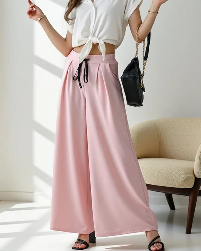 Royalfashion Широки дамски панталони