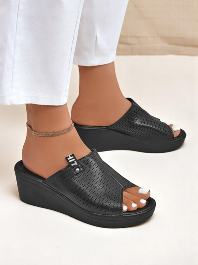 Royalfashion Дамски чехли на платформа Luna Wedge