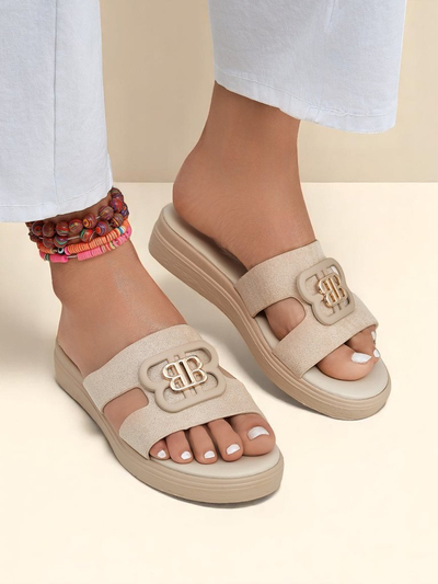 Royalfashion Дамски чехли на плоска подметка ChicStep