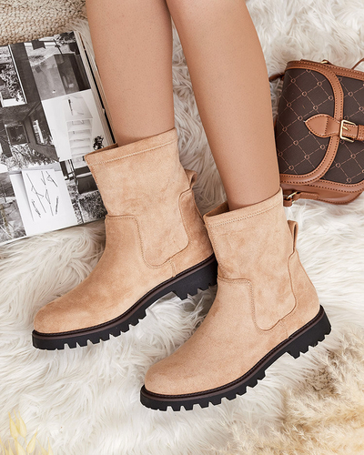 Royalfashion Дамски ботуши Gebimma от еко велур