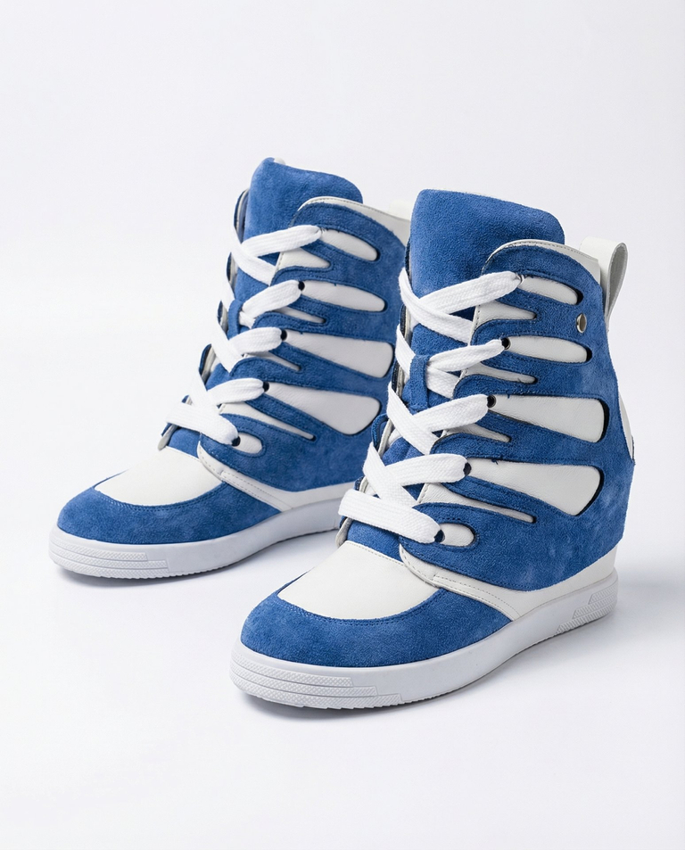 Royalfashion Дамски спортни ботуши на ток Pamstinsa