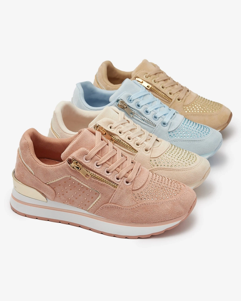 Дамски спортни обувки в светлокафяв цвят Vlindere - Обувки