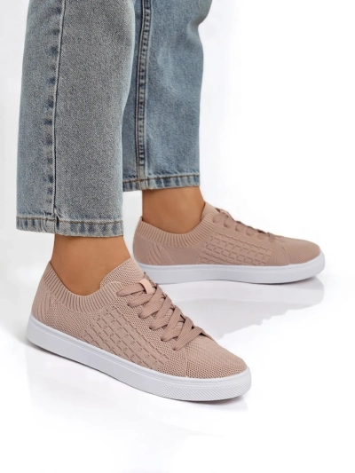 Дамски маратонки Royalfashion Calista Rosa - розови обувки за пролетта и лятото