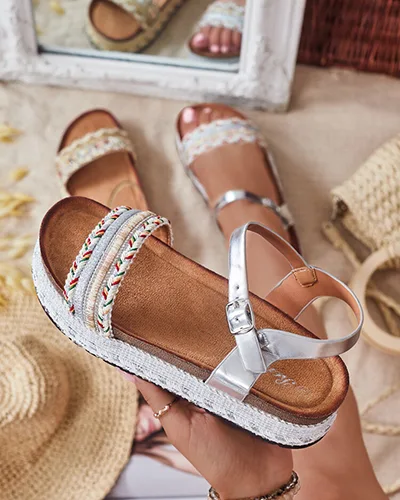 Royalfashion Дамски сандали с бродерия Mussir