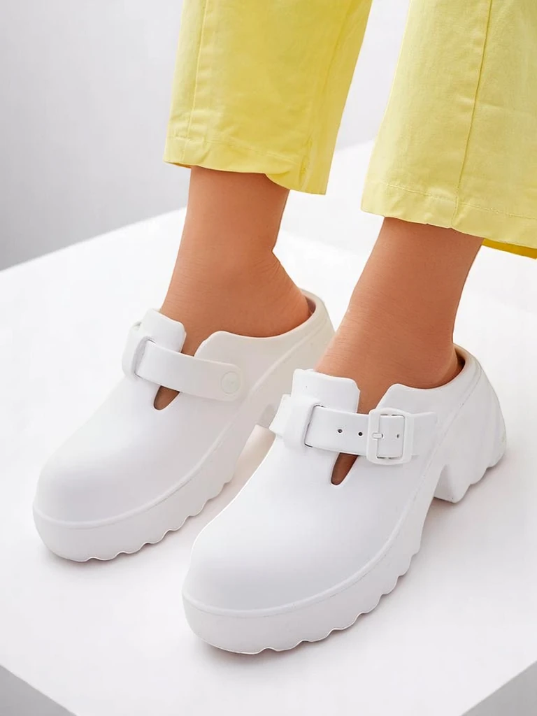 Royalfashion Женски гумени сандали на ток Voxones