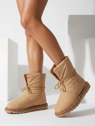 Royalfashion Дамски ботуши за сняг в кафяво Nevonsis