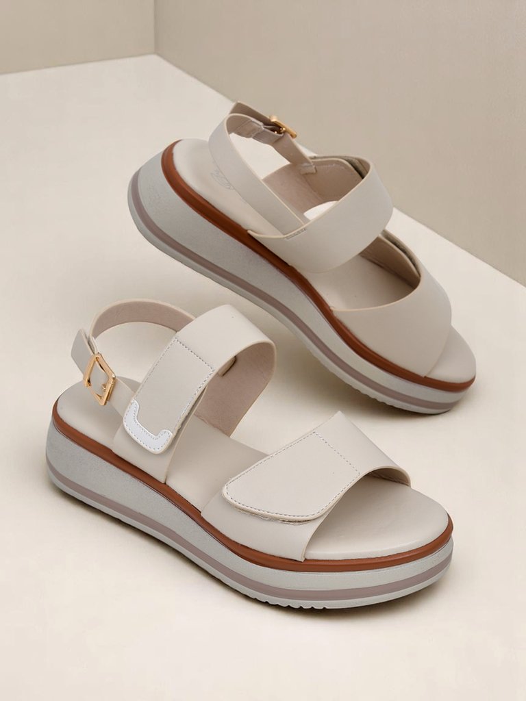 Royalfashion дамски сандали с по-дебела подметка Tulipp