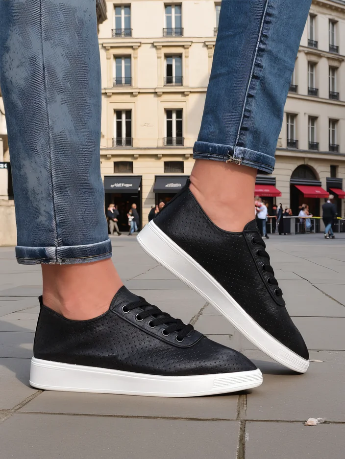 Royalfashion Дамски перфориран спортен обувки Pumbes