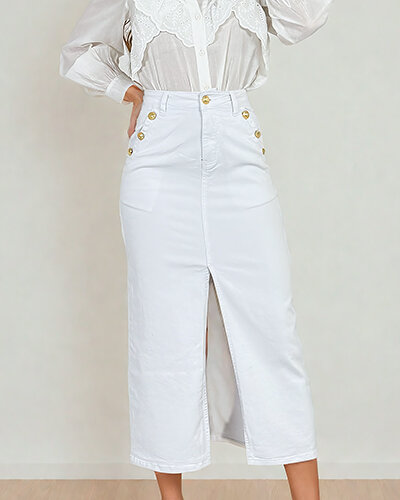 Дамска пола от деним Royalfashion