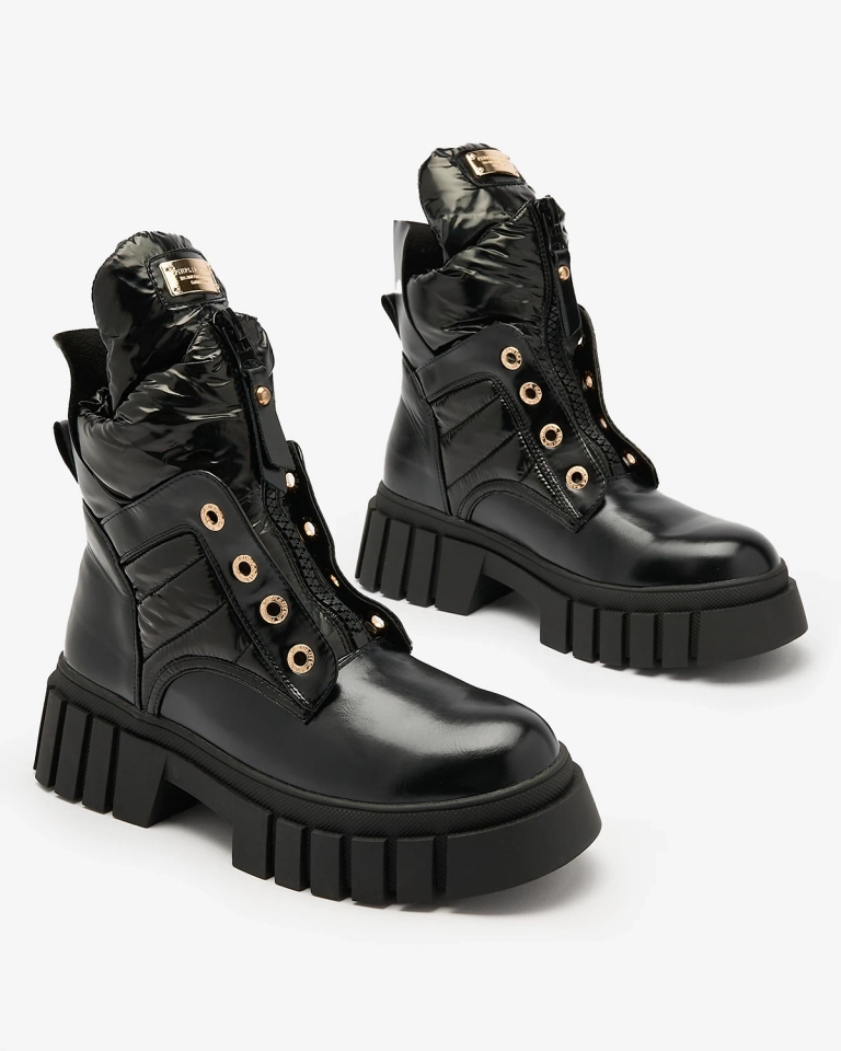 Royalfashion Дамски ботуши в черно Selilka