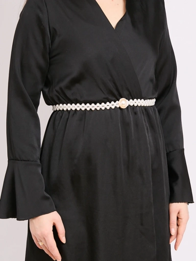 Дамски колан с перли на ластик