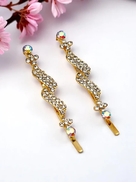 Royalfashion Фиби за коса с кристали Crystal Glow