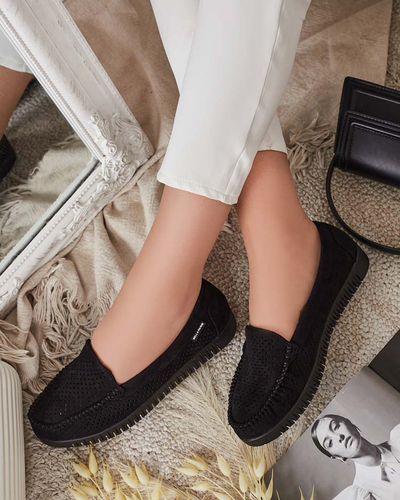 Royalfashion Дамски ажурни мокасини Nafis