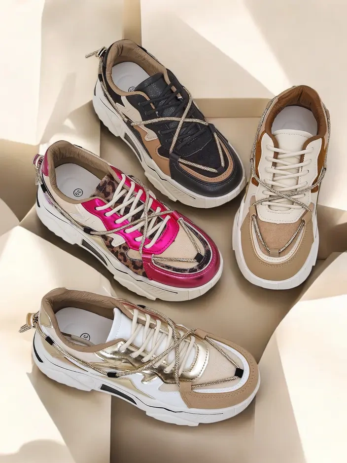 Royalfashion Дамски спортни маратонки Лилон