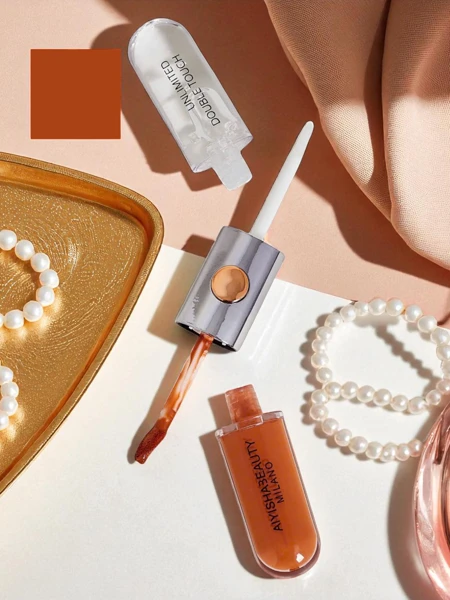 Червило и прозрачен гланц за устни 2-в-1 Coral Crush