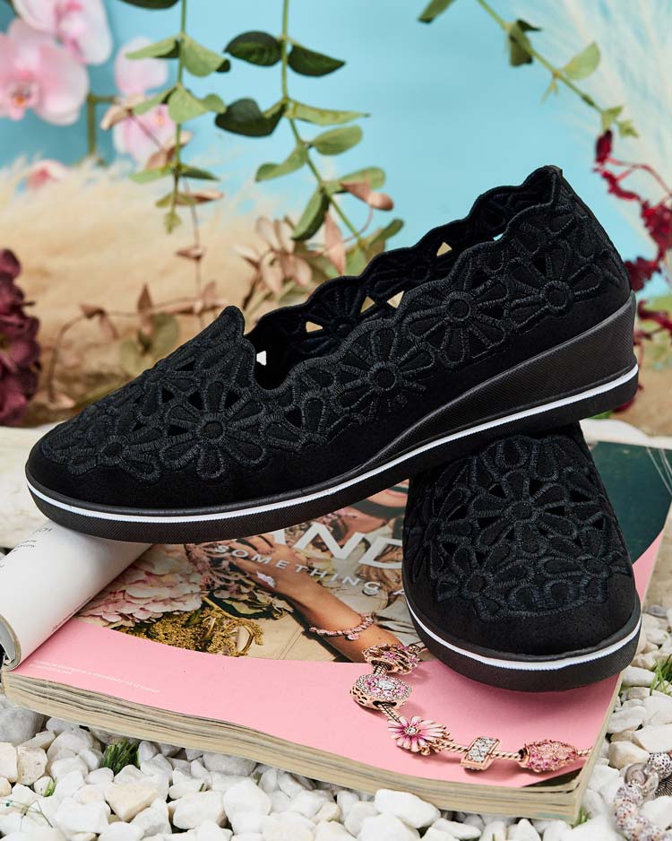 Royalfashion Дамски полуобувки на нисък ток Dellio