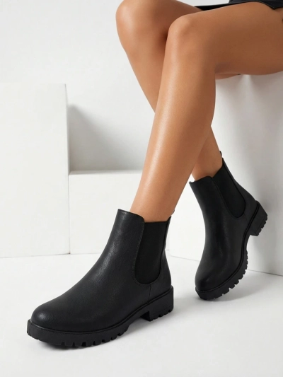 Дамски боти в стил Челси от еко кожа Belmo