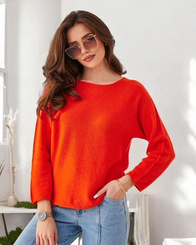 Royalfashion Женски лек вълнен пуловер