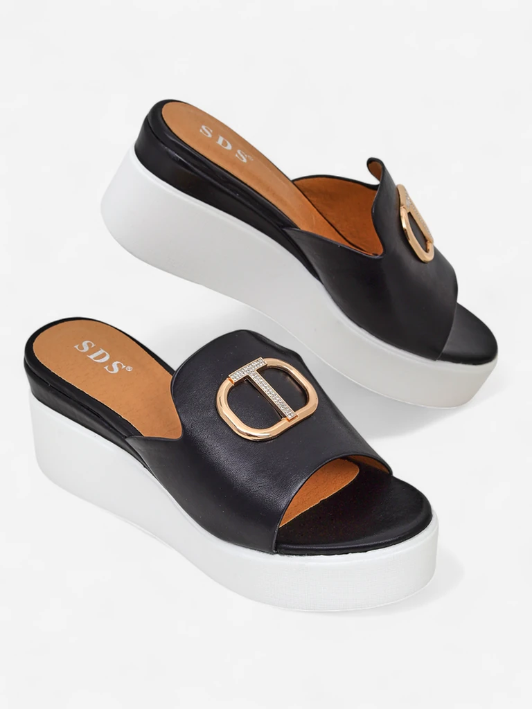 Royalfashion дамски сандали на клин Daffin