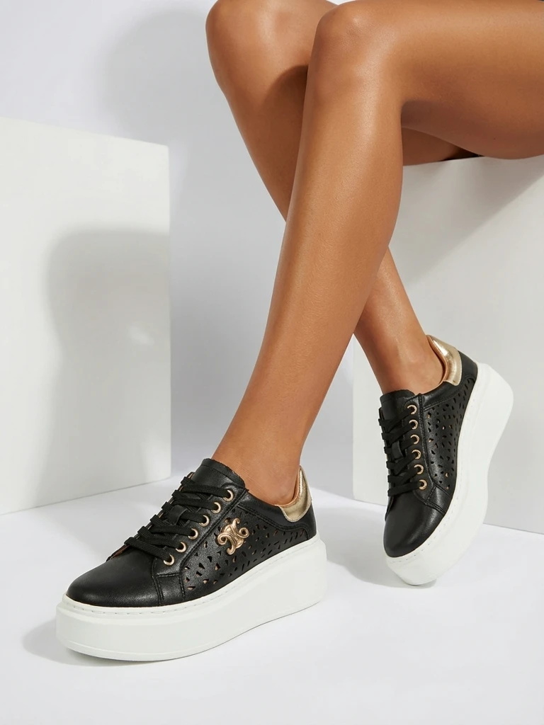 Royalfashion Дамски спортни ажурни кецове Jovixi