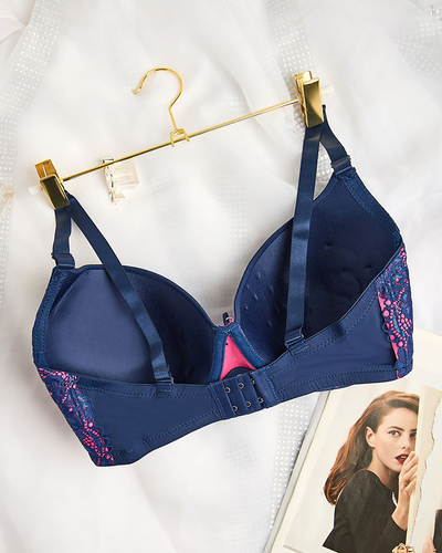 Royalfashion Дамски сутиен, украсен с дантела