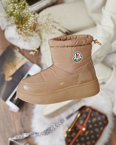 Royalfashion Дамски ботуши за сняг в кафяв цвят Ademra