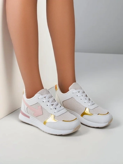 Royalfashion Женски спортни маратонки с блестящи елементи Berilane