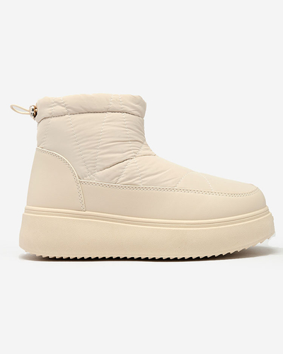 Royalfashion Дамски ботуши за сняг с приплъзване в кремав цвят Armeda