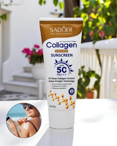 Sadoer Слънцезащитен крем SPF 50 с колаген