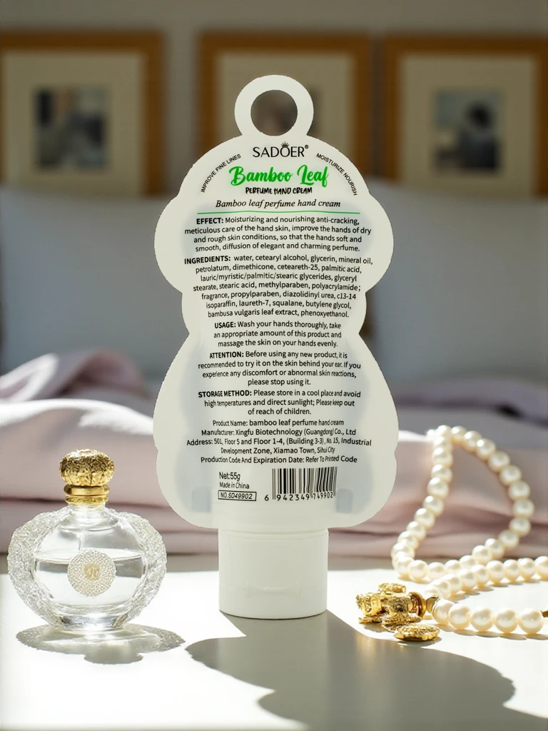 Sadoer Bamboo Leaf крем за ръце 50 ml в опаковка Panda — Aurelia Edition