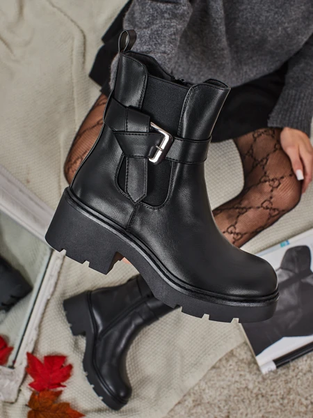 Еко кожени дамски боти Velri