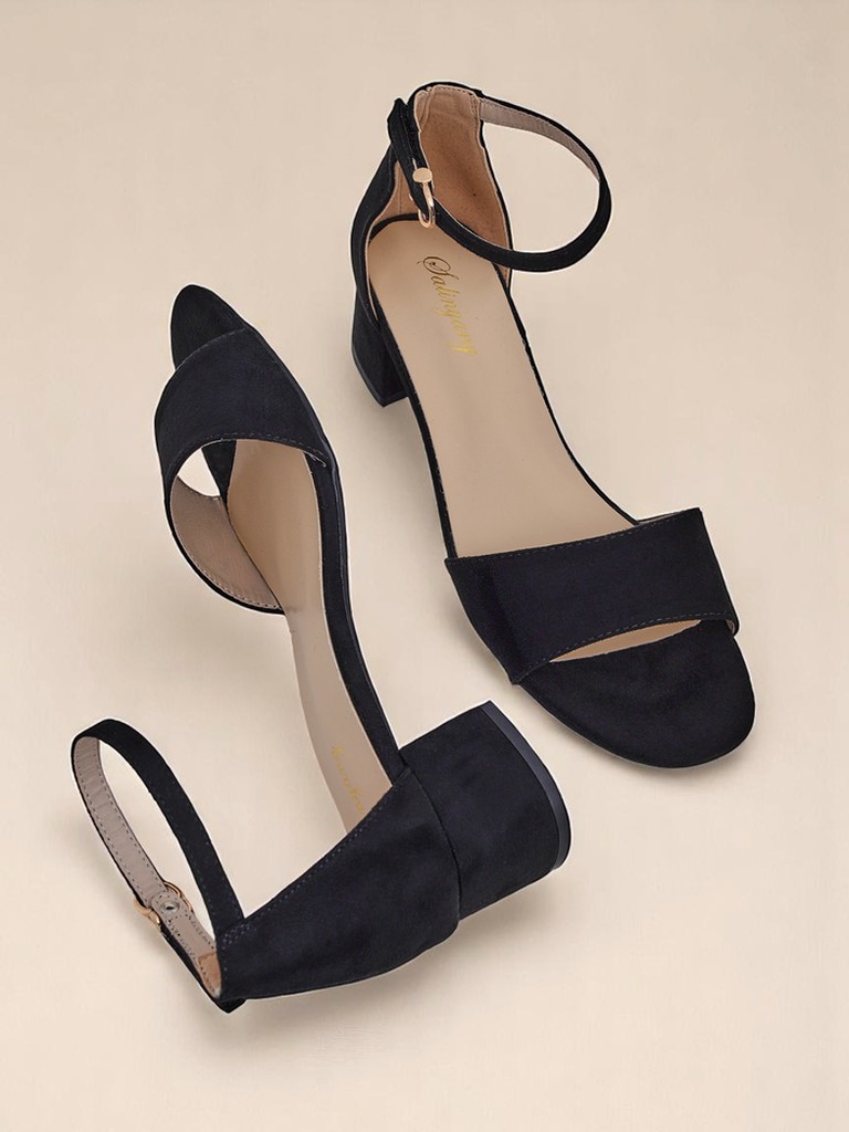 Royalfashion Дамски сандали на нисък ток SoftHeels