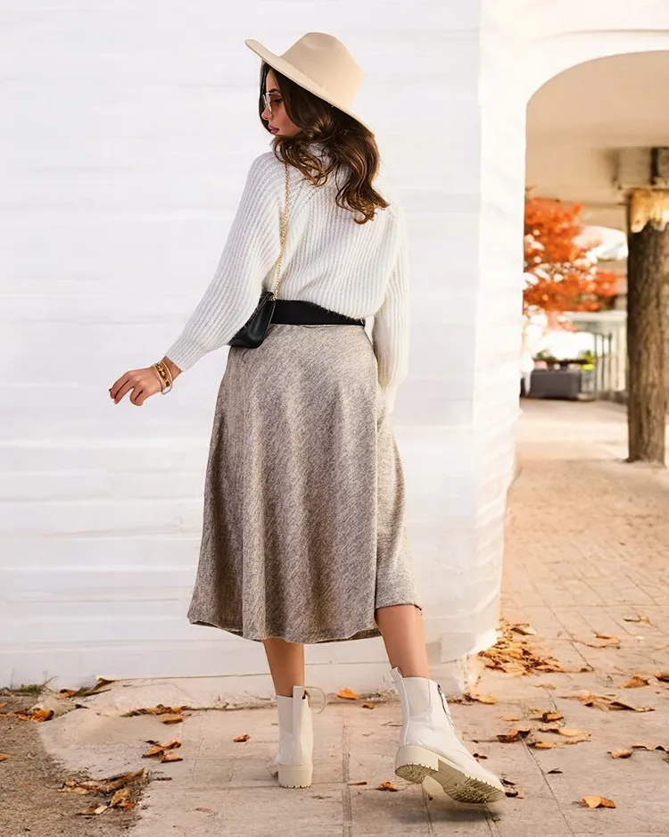 Дамска миди пола на Royalfashion