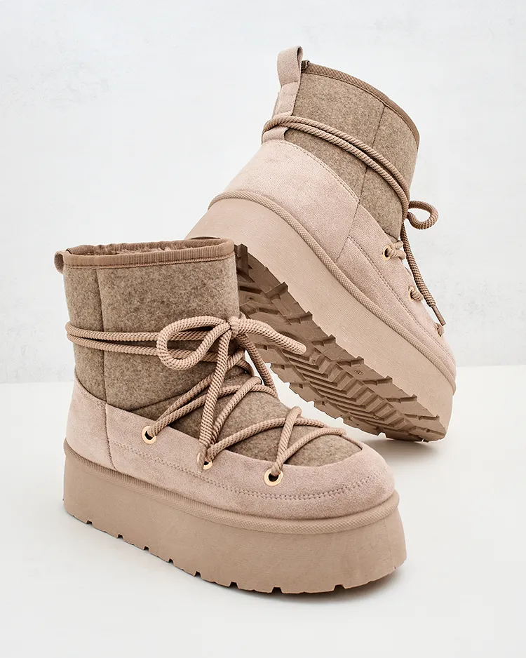 Royalfashion Дамски ботуши за сняг Filori с дантела