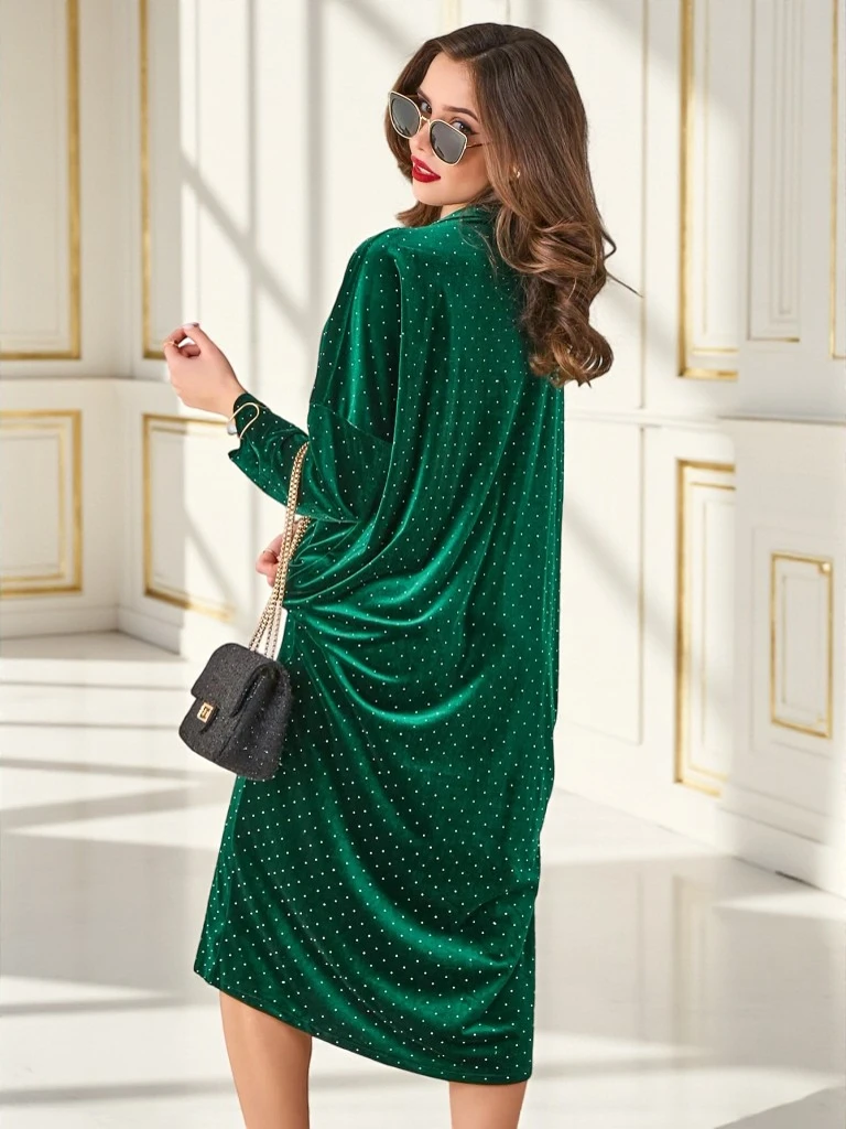 Royalfashion Женска рокля с набиране